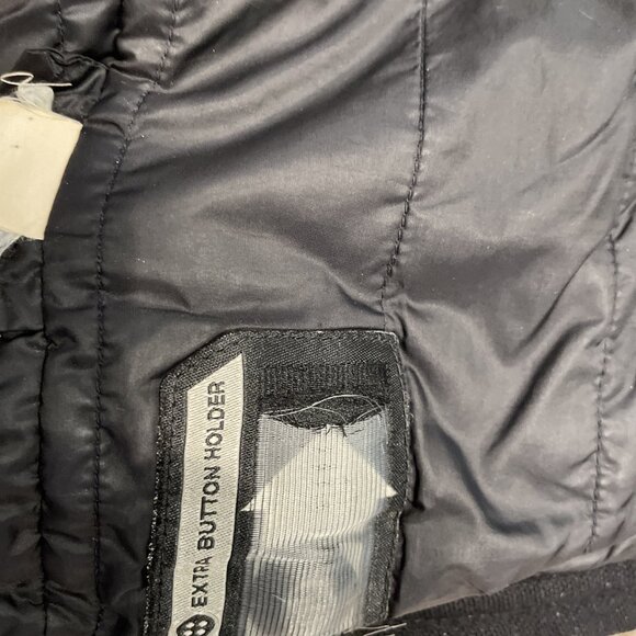 Vintage Y2K Gap Men's Wool Blend Jacket Size XL Black Full Zip Quilted Lining - Picture 11 of 13